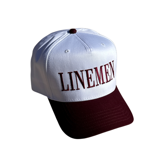 LINEMEN Hat - Burgundy