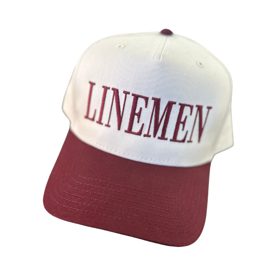!PRE ORDER! LINEMEN Hat - Burgundy