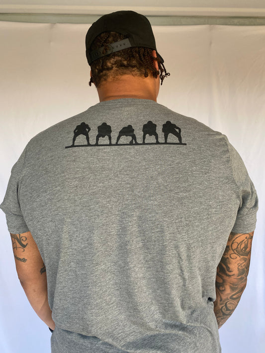 Linemen Lead The Way Shirt - Charcoal