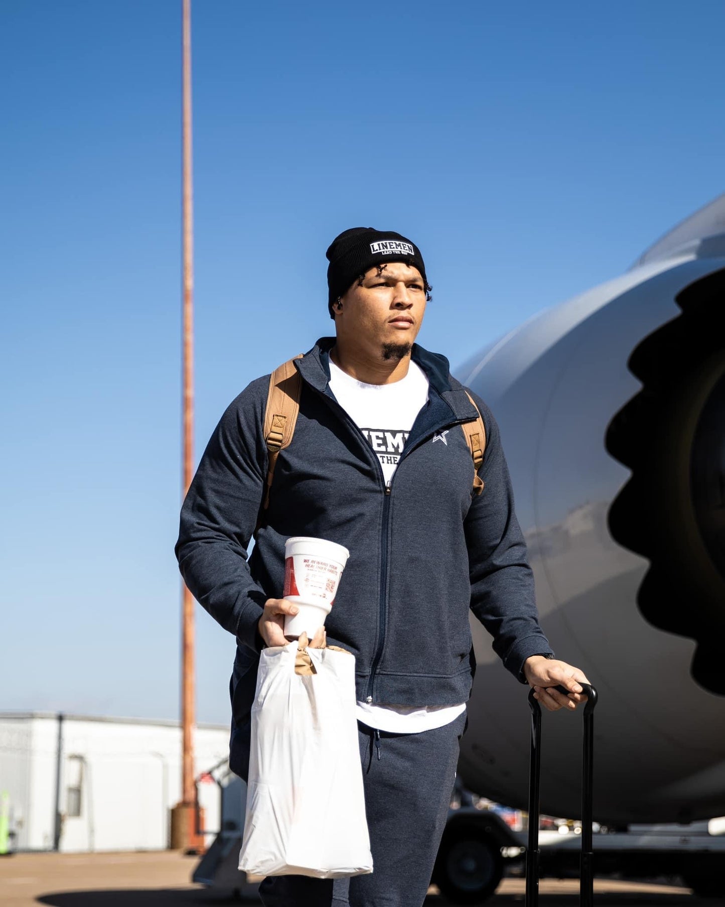 Linemen Lead The Way Beanie