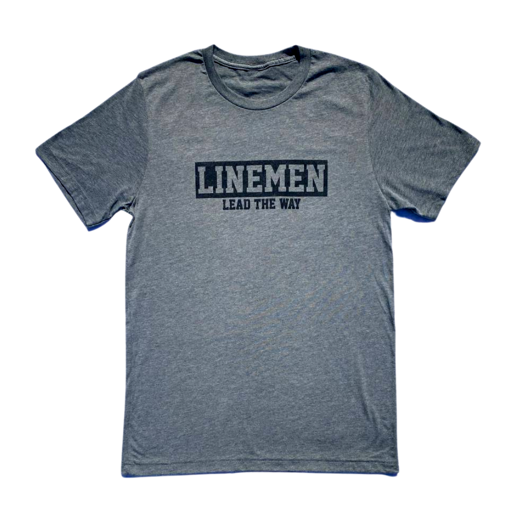LLTW Signature Shirt - Charcoal - Linemen Lead The Way