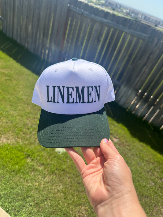 LINEMEN Hat - Green