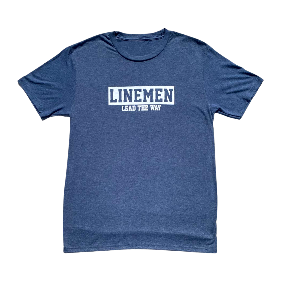 LLTW Signature Shirt - Navy - Linemen Lead The Way